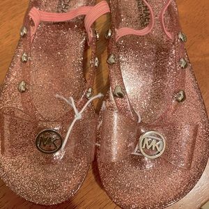 Girls MK sandals, size US 10.
